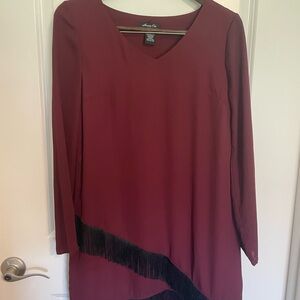 Women's Burgundy Dress
